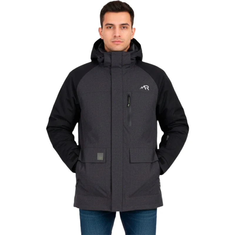 Куртка-парка Rosomaha Тонай утепленная серый, меланж-черный от магазина Супер Спорт